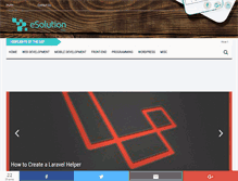 Tablet Screenshot of esolution-inc.com